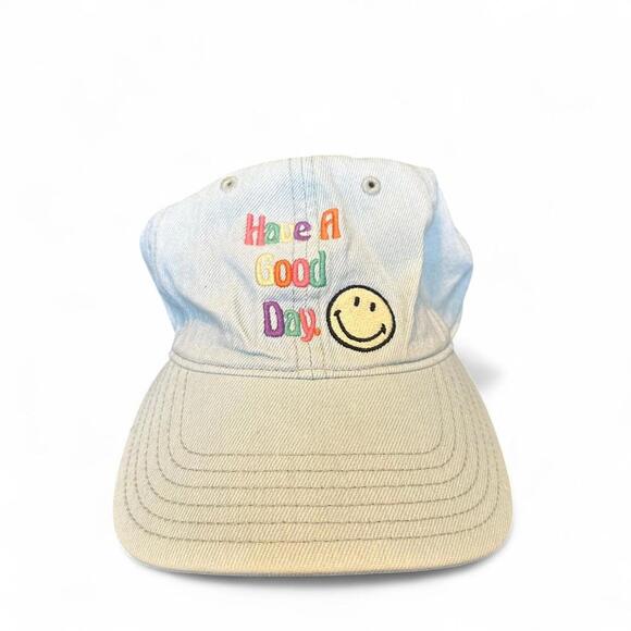 "Have A Good Day" Smiley Face Cap - Picture 1 of 4
